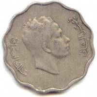 (№1953km111) Монета Ирак 1953 год 4 Fils