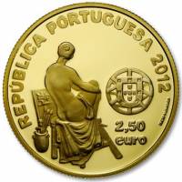 () Монета Португалия 2012 год 2,5 евро ""  Никель  AU