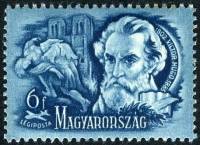 (1948-028) Марка Венгрия "Виктор Гюго"    Поэты и писатели III Θ