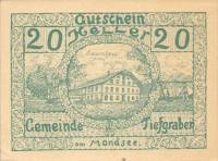 (№1920) Банкнота Австрия 1920 год "20 Heller"