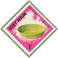 (1986-099) Марка Вьетнам "Блюдо из ротанга"    Народные ремесла III Θ