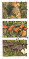(№1987-1013) Лист марок Сан-Томе и Принсипи 1987 год "Грибы", Гашеный