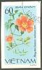(1980-073a) Марка Вьетнам "Кампсис укореняющийся"  Без перфорации  Цветы III Θ