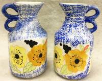 Набор соусников "Полевые цветы", глина, 11 см. (сост. на фото)