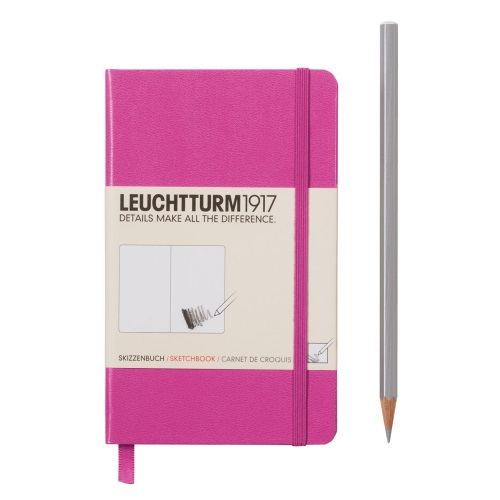 Альбом для эскизов SKETCHBOOK POCKET A6, розовый, НЕЛИНОВАННЫЙ. Leuchtturm1917, #344657