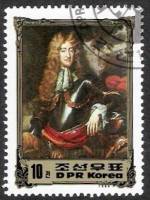 (1984-124) Марка Северная Корея "Джеймс II"   Портреты правителей Европы III O
