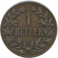 (№1904km7) Монета Германская Восточная Африка 1904 год 1 Heller