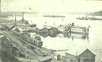 1914-год  Почтовая карточка Россия Кинешма. Берег Волги   ,  