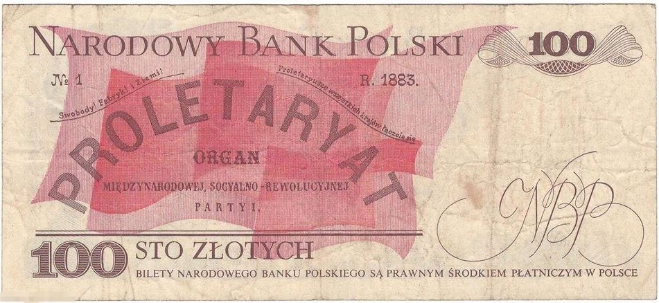 (1976) Банкнота Польша 1976 год 100 злотых &quot;Людвиг Варинский&quot;   VF