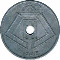 (№1941km131) Монета Бельгия 1941 год 25 Centimes (Бельжик - Belgieuml)