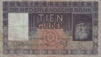 (№1938P-49a.2) Банкнота Нидерланды 1938 год "10 Gulden"