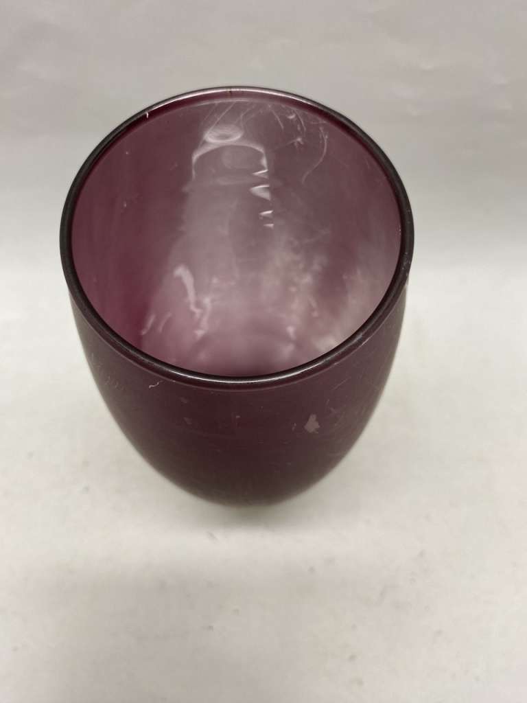 Ваза цветное стекло 26 см