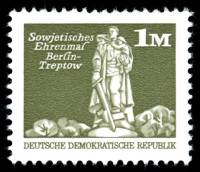 (1974-064) Марка Германия (ГДР) "Советский воин"    Достопримечательности ГДР II Θ