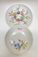 Тарелки десертные, Мейсенский букет, Ильменау, ГДР, 4 шт
