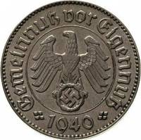 (№1939Pn383) Монета Германия 1939 год 1 Reichsmark (Эссе)