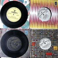 Набор виниловых пластинок (4 шт) День Победы И. Архипова В. Ободзинский Ирония Судьбы Мелодия 175 мм