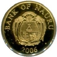 () Монета Науру 2006 год 10  ""    AU