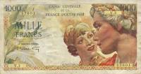 (№1947P-26) Банкнота Экваториальная Африка 1947 год "1,000 Francs"