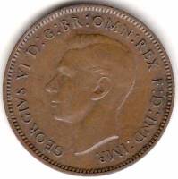 (1942) Монета Великобритания 1942 год 1 фартинг "Крапивник"  Бронза  XF