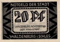 (№1921) Банкнота Германия 1921 год "20 Pfennig"