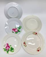 Тарелки десертные, ЗИК Конаково + Краснодар, (3 шт + 3 шт) 6 шт