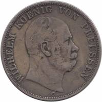 () Монета Германия (Пруссия) 1867 год   ""   Серебро (Ag)  VF