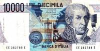 Банкнота Италия 1984 год 10 000 лир Алессандро Вольта   UNC