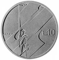 () Монета Сан-Марино 1990 год 10  ""   Алюминий  UNC