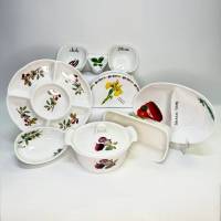 Набор посуды керамика менажница салатница соусники салфетница 9 предметов