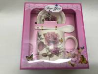 Чайная пара с ложкой For you