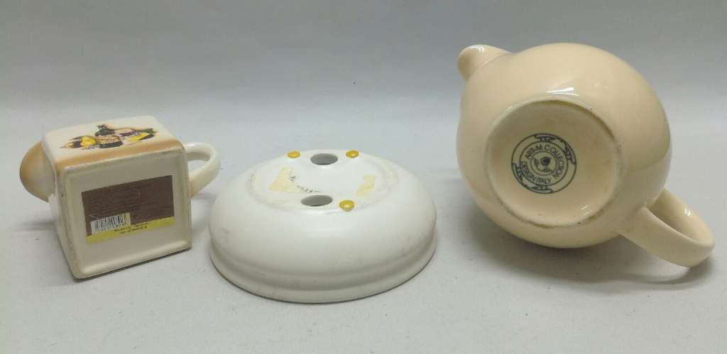 Чайник заварочный + молочник + подставка, керамика