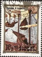(1984-156) Марка Северная Корея "Филипп II Огюст"   Портреты правителей Европы III O