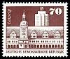(1973-069) Марка Германия (ГДР) "Старая ратуша, Лейпциг"    Достопримечательности ГДР II Θ