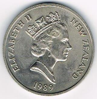 (1989) Монета Новая Зеландия 1989 год 1 доллар &quot;XIV Игры Содружества. Гимнаст&quot;  Медь-Никель  UNC