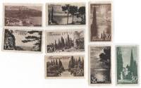 1938-45 46 48 49 51 52 54 55 Серия Набор марок 8 шт СССР  Виды Кавказа и Крыма II O