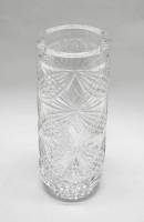 Ваза 21 х 8 см цилиндрической формы хрусталь СССР
