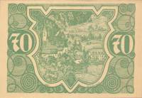 (№1920) Банкнота Австрия 1920 год "70 Heller"