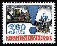 (1979-030) Марка Чехословакия "Городские объекты" ,  III Θ
