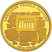 (,) Монета Австралия 2011 год 5 долларов   Биметалл (Платина - Золото)  UNC