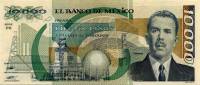(1989) Банкнота Мексика 1989 год 10 000 песо "Ласаро Карденас"   UNC