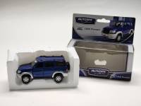 Модель автомобиля модель UAZ Patriot УАЗ Патриот синий в коробке-блистере Autotime 1:43