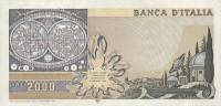 (№1983P-103c) Банкнота Италия 1983 год "2,000 Lire" (Подписи: Ciampi and Stevani)