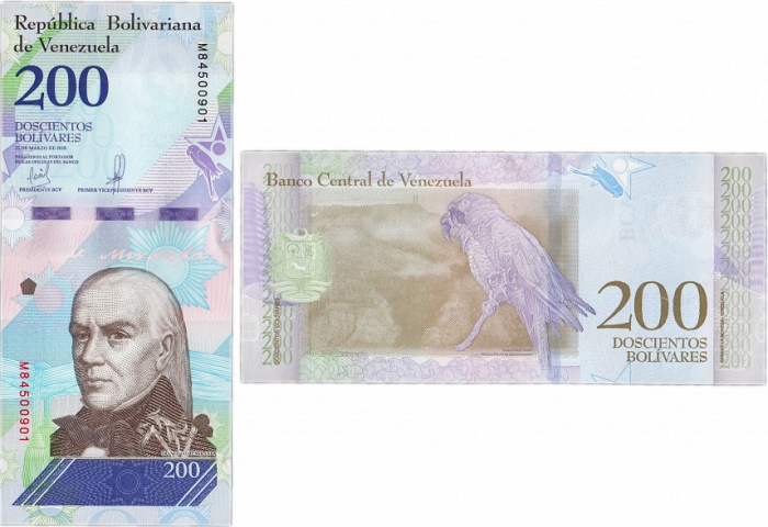 (2018) Банкнота Венесуэла 2018 год 200 боливаров &quot;Франсиско Миранда&quot;   UNC