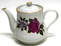 Чайник заварочный, фарфор, ФЗ "Прометей" , 14*12 см., СССР (сост. на фото)