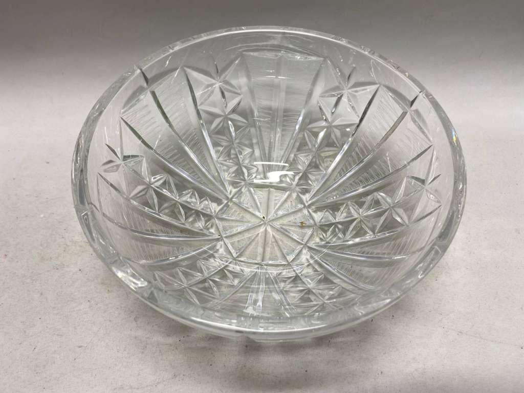 Салатник фруктовница, хрусталь