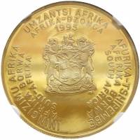 (№1995km185) Монета Южная Африка 1995 год 1 Ounce (Кубок Мира По Регби)