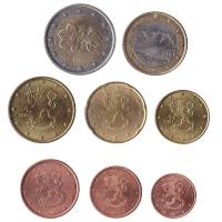 (2001) Набор монет Евро Финляндия 2001 год   UNC