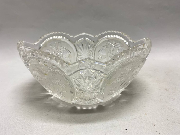 Салатник ладья хусталь, фуксия