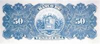(№1897P-S272s) Банкнота Венесуэла 1897 год "50 Boliacute;vares"
