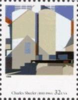(№1998-3024) Марка США 1998 год "Американского Искусства Чарльз Sheeler", Гашеная